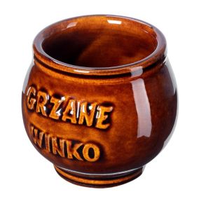 Kubek KADAX Do Grzańca Wina 300ml Kamionkowy Brązowy 1 szt.