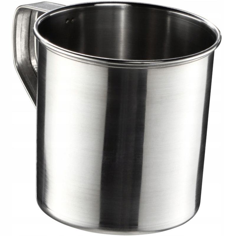 Kubek KADAX Stalowy 400ml Do Herbaty Turystyczny Srebrny 1szt.