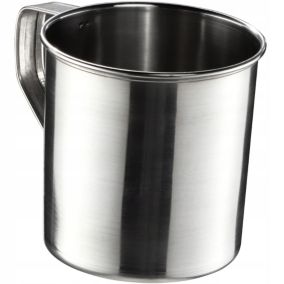 Kubek KADAX Stalowy 400ml Do Herbaty Turystyczny Srebrny 1szt.