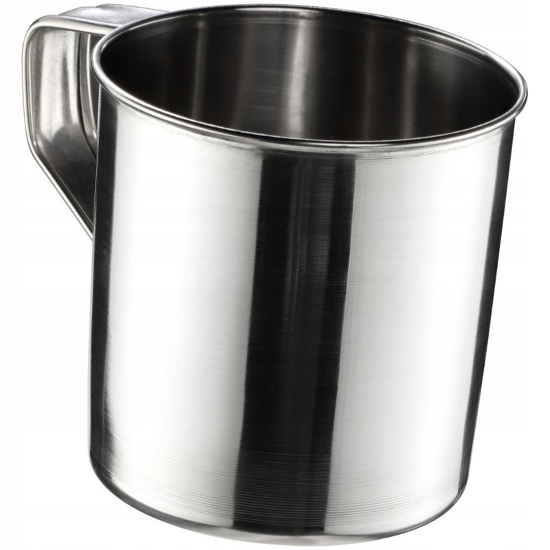 Kubek KADAX Stalowy 500ml Do Herbaty Turystyczny Srebrny 1szt.