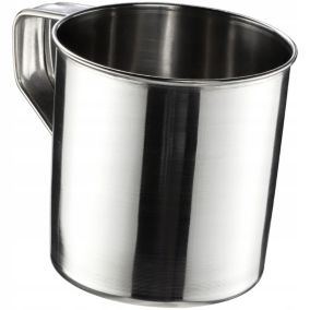 Kubek KADAX Stalowy 500ml Do Herbaty Turystyczny Srebrny 1szt.