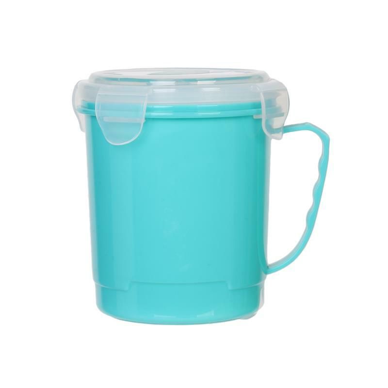 Kubek na zupę INTESI szczelny 630 ml niebieski lunchbox do pracy i szkoły na gorące dania 1 szt.