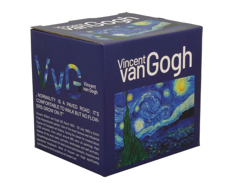 Kubek Van Gogh Starry Night DUO porcelanowy z zaparzaczem 430 ml 1 szt.