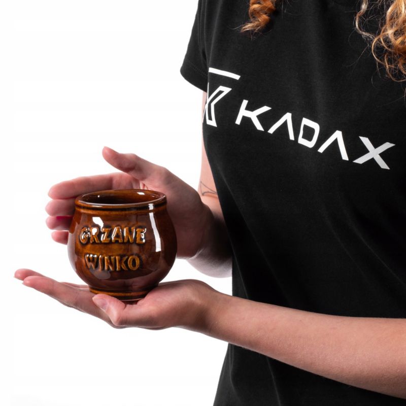 Kubki KADAX Do Grzańca Wina Kubek 300ml Zestaw Brązowy 4 szt.