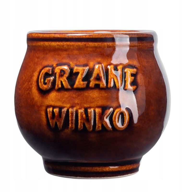 Kubki KADAX Do Grzańca Wina Kubek 300ml Zestaw Brązowy 4 szt.