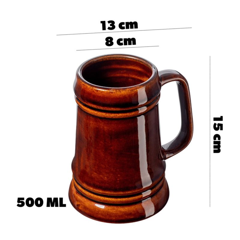 Kufel Do Piwa KADAX Duży Kamionka 500ml 1szt.