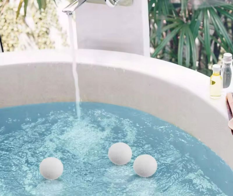 Kulki filtracyjne do basenu spa jacuzzi kule Coil absorpcyjne 8cm 4szt