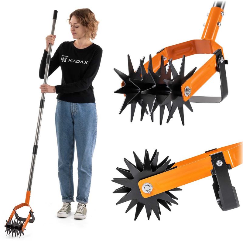 Kultywator KADAX obrotowy ręczny 180cm stal nierdzewna 1 szt.