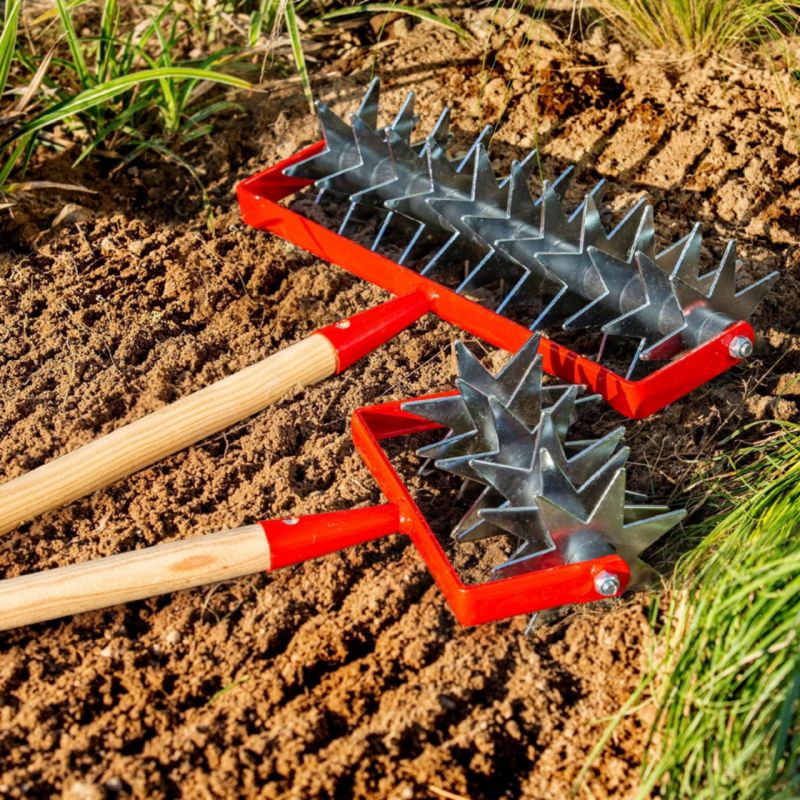 Kultywator KADAX Ręczny Spulchniacz Do Gleby Ogrodowy Aerator 145cm Obrotowy 1szt.