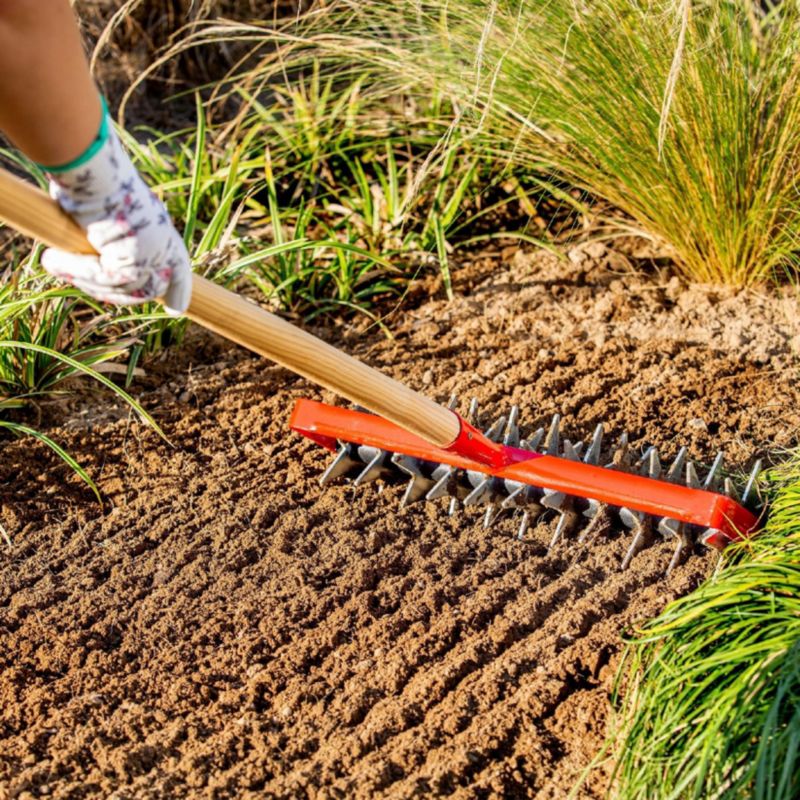 Kultywator KADAX Ręczny Spulchniacz Do Gleby Ogrodowy Aerator 145cm Obrotowy 1szt.