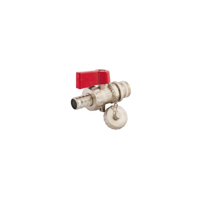 Kurek kulowy spustowy Idmar Group 1/2" niklowany