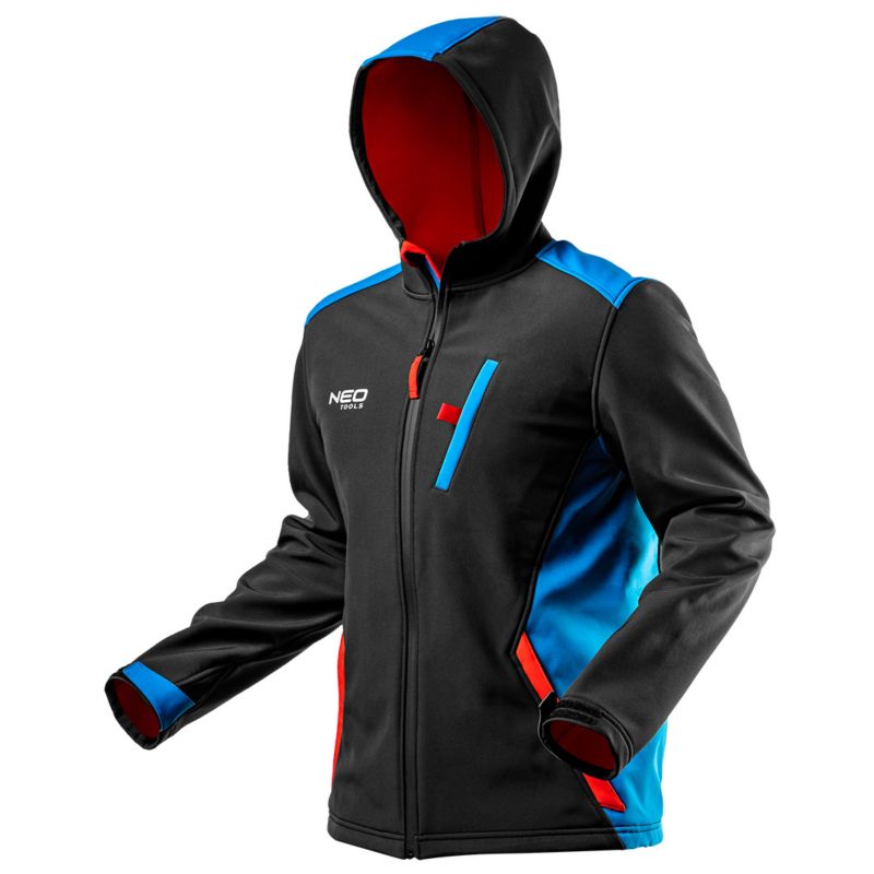 Kurtka softshell NEO TOOLS seria HD+ rozm. L czarna 1 szt.