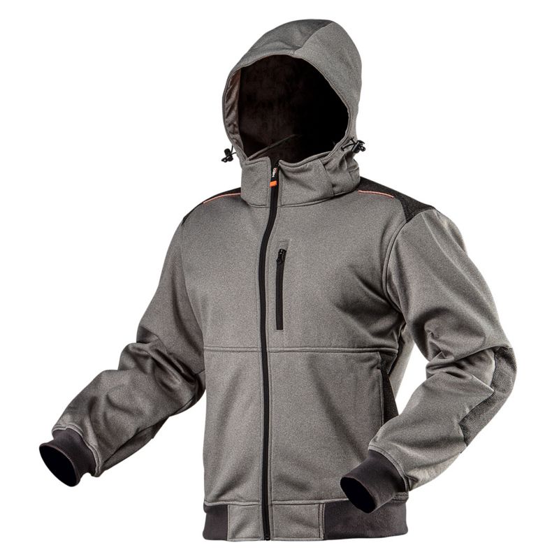 Kurtka softshell NEO TOOLS wodoodporna wiatrochronna oddychalna rozm. M szara 1 szt.