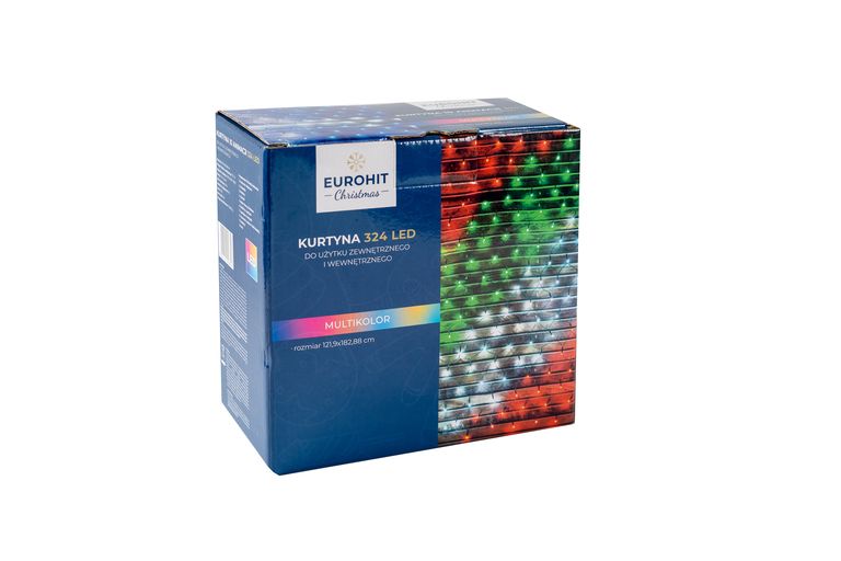 Kurtyna 324 LED Corciano do użytku zewnętrznego i wewnętrznego 1szt.