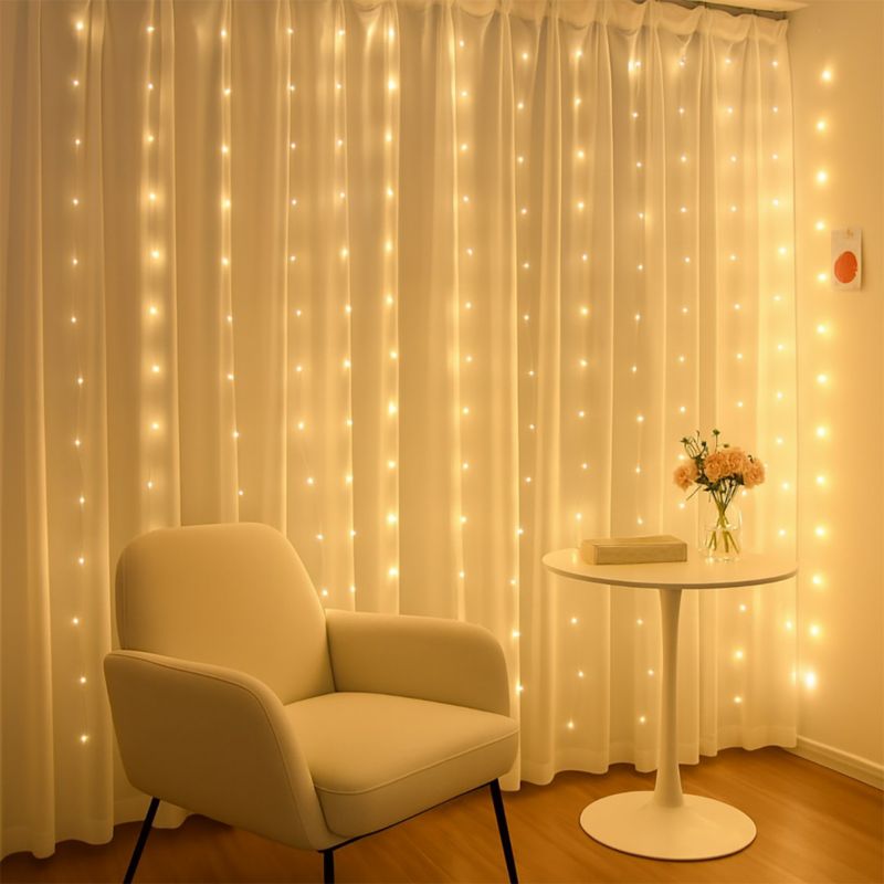 Kurtyna świetlna 300 LED Mery 3000 K 3 m