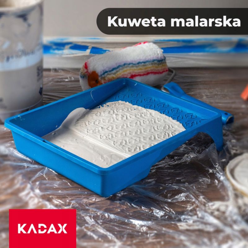 Kuweta malarska KADAX Duża Do Wałka Farby Zestaw x 12szt
