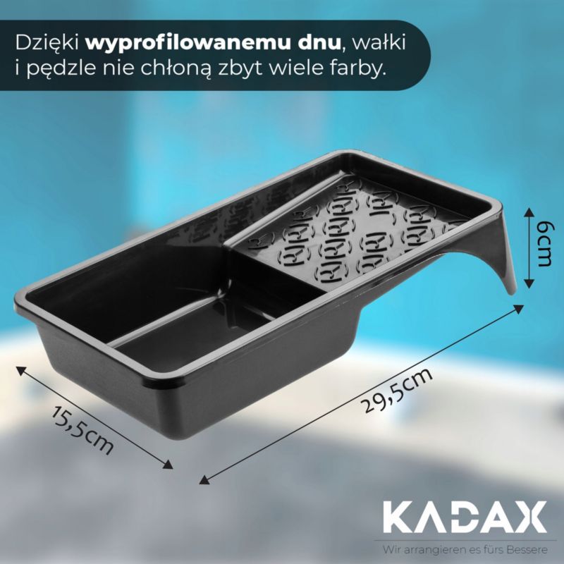 Kuweta malarska KADAX Na Wałek Farbe 160mm  1szt