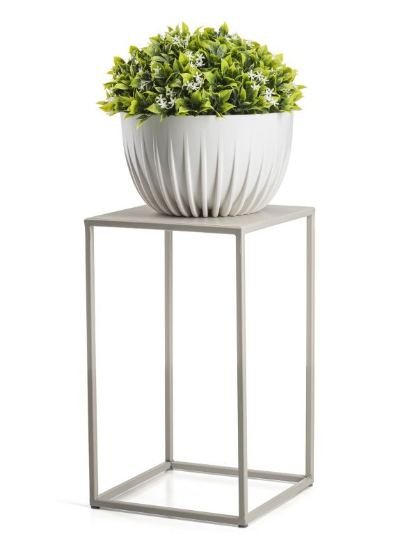 Kwietnik Dąstal Metalowy Kremowy 24x40 cm 1 szt.