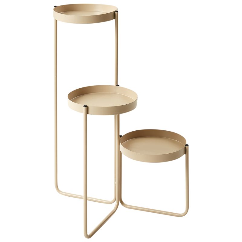 Kwietnik Fragaria 42 cm Metal Beżowy 1 szt.
