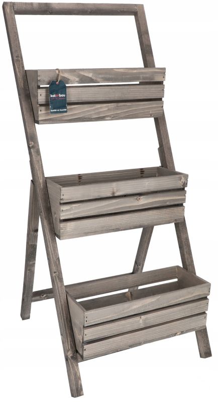 Kwietnik ogrodowy KOTARBAU drewniany szary 105 cm 1 szt.