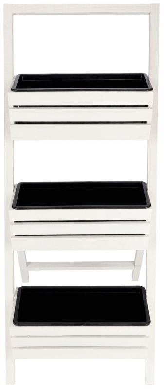 Kwietnik ogrodowy KOTARBAU drewniany z wkładem biały 105 cm 1 szt.