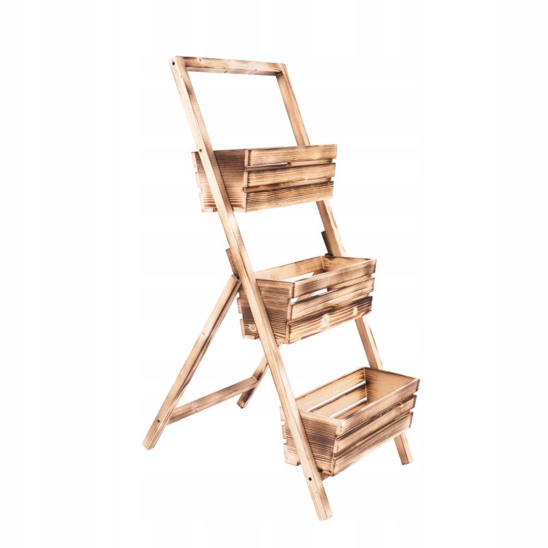 Kwietnik stojący Eco Deco 110 cm wysokość opalany kaskadowy 3 rzędy 1 szt.