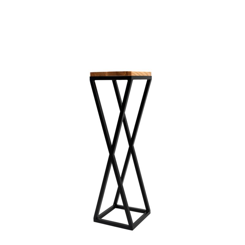 Kwietnik Your Loft Design Black Oak 19x19x62 Vichy S 1szt.