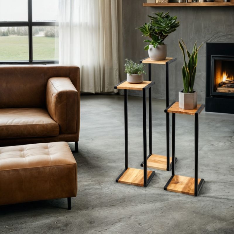 Kwietnik Your Loft Design Black Oak 23x20x75 Amiens M 1szt.