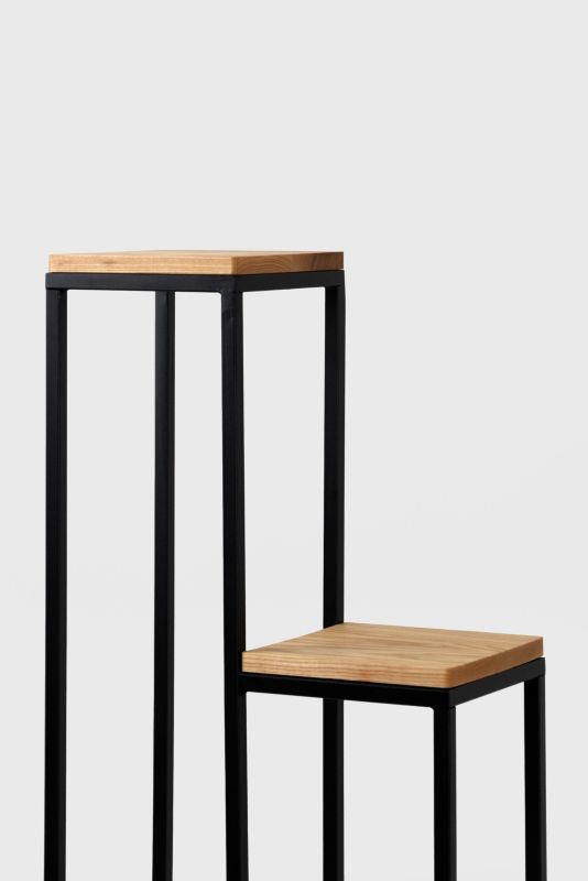 Kwietnik Your Loft Design Black Oak 40x40x112 Tuluza L 1szt.
