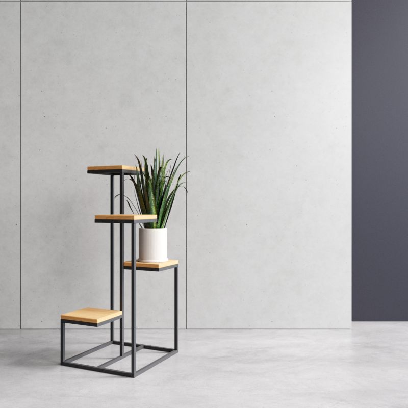 Kwietnik Your Loft Design Black Oak 40x40x92 Le Mans M 1szt.