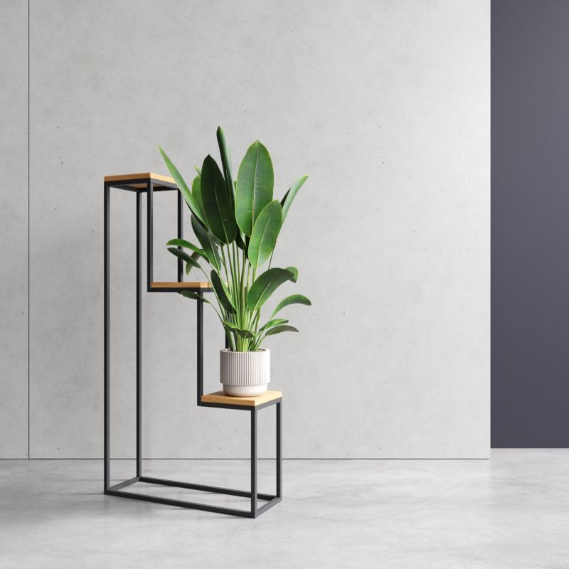 Kwietnik Your Loft Design Black Oak 60x20x112 Nicea L 1szt.