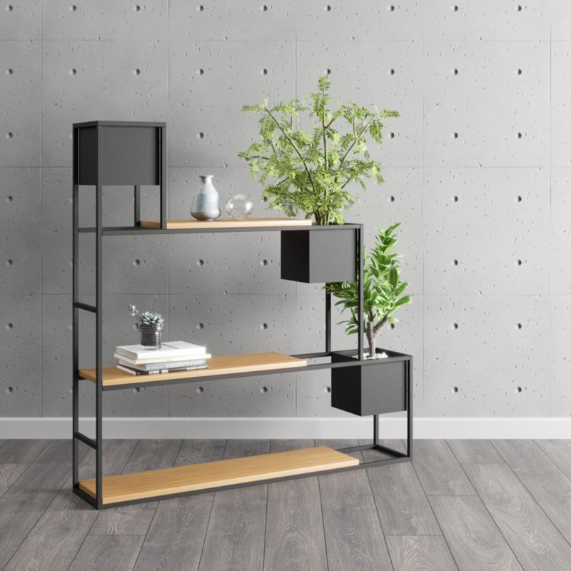 Kwietnik Your Loft Design Black Oak 90x23x90  Lyon S 1szt.