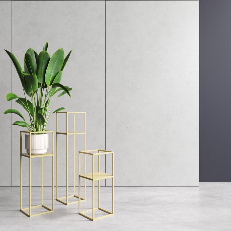 Kwietnik Your Loft Design Gold 19x19x77 Lille L 1szt.