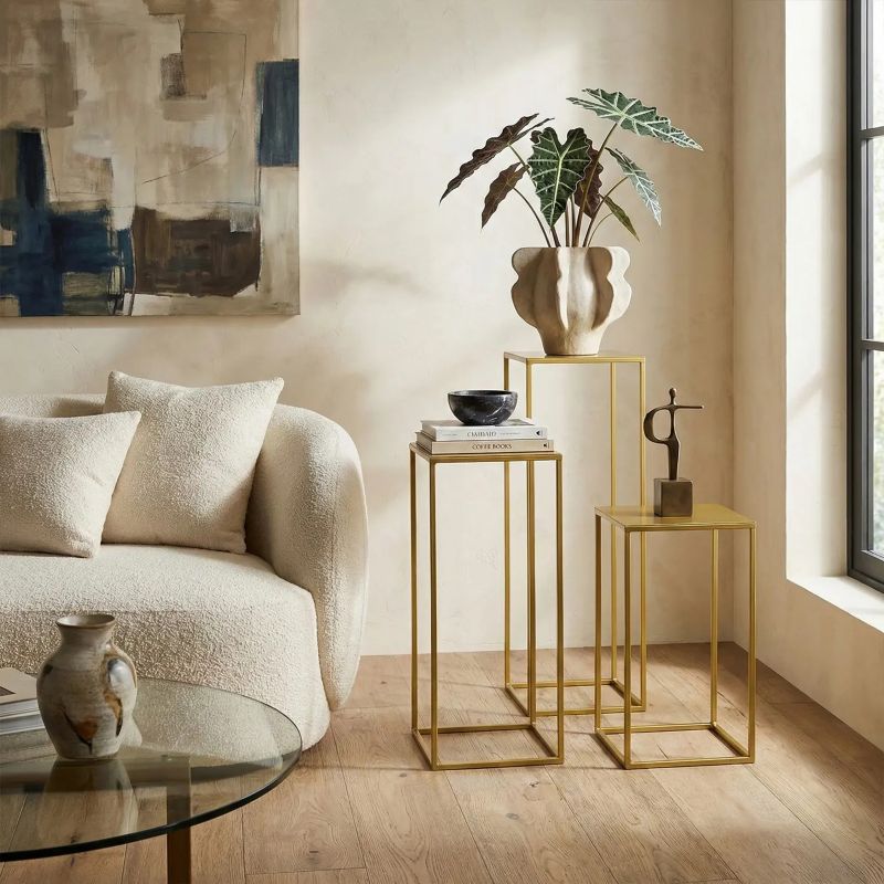 Kwietnik Your Loft Design Gold 25x25x62 Brest M 1szt.