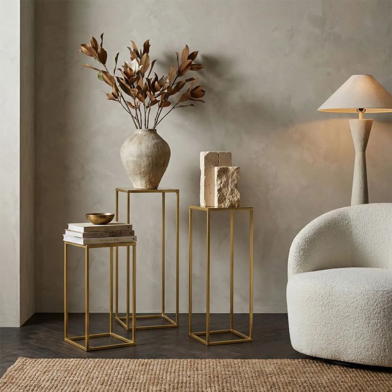 Kwietnik Your Loft Design Gold 25x25x62 Brest M 1szt.