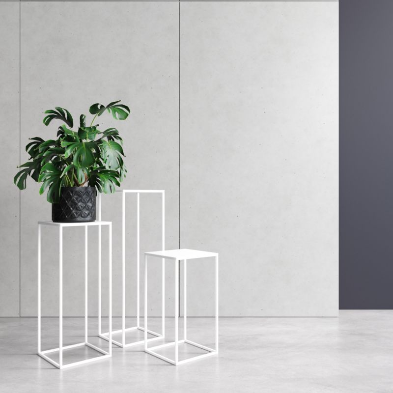 Kwietnik Your Loft Design White 25x25x77 Brest L 1szt.