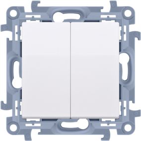 Łącznik podwójny Kontakt-Simon S10 biały