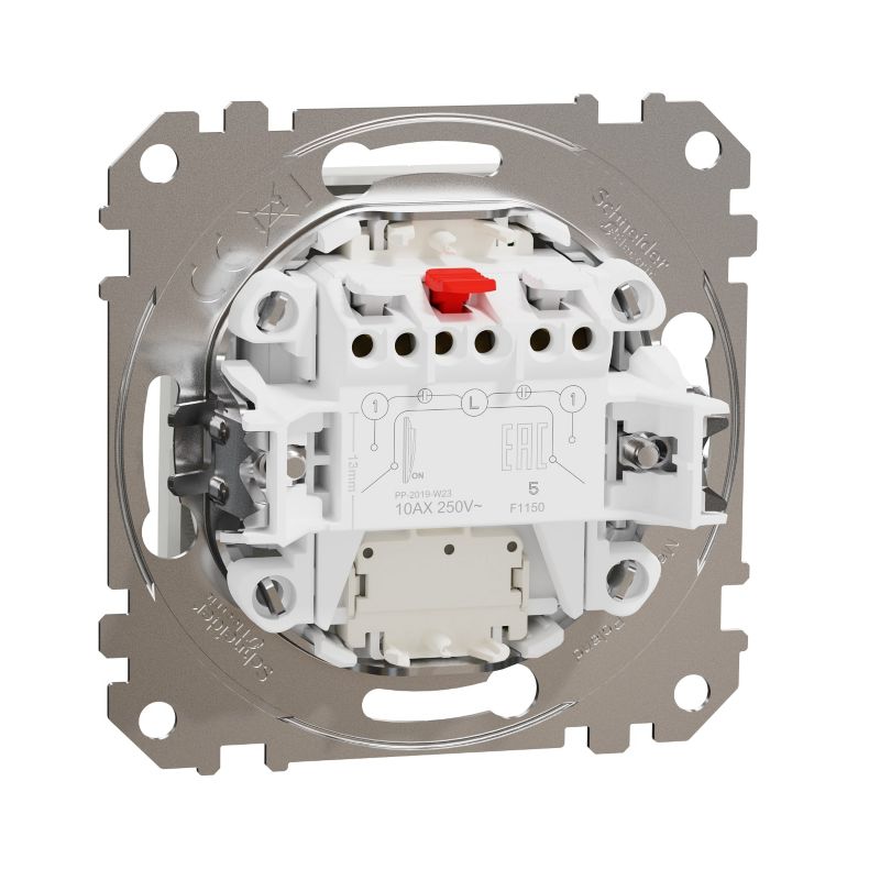 Łącznik podwójny podświetlany Schneider Electric Sedna Design&Elements biały