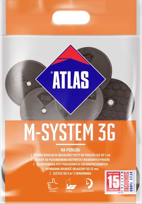 Łączniki do mocowania płyt na podłogach M-System Atlas 3G L 110