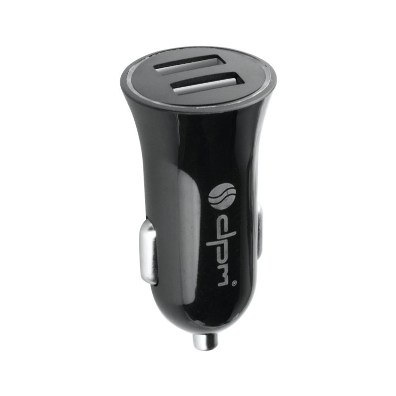 Ładowarka samochodowa 2 x USB DPM czarna