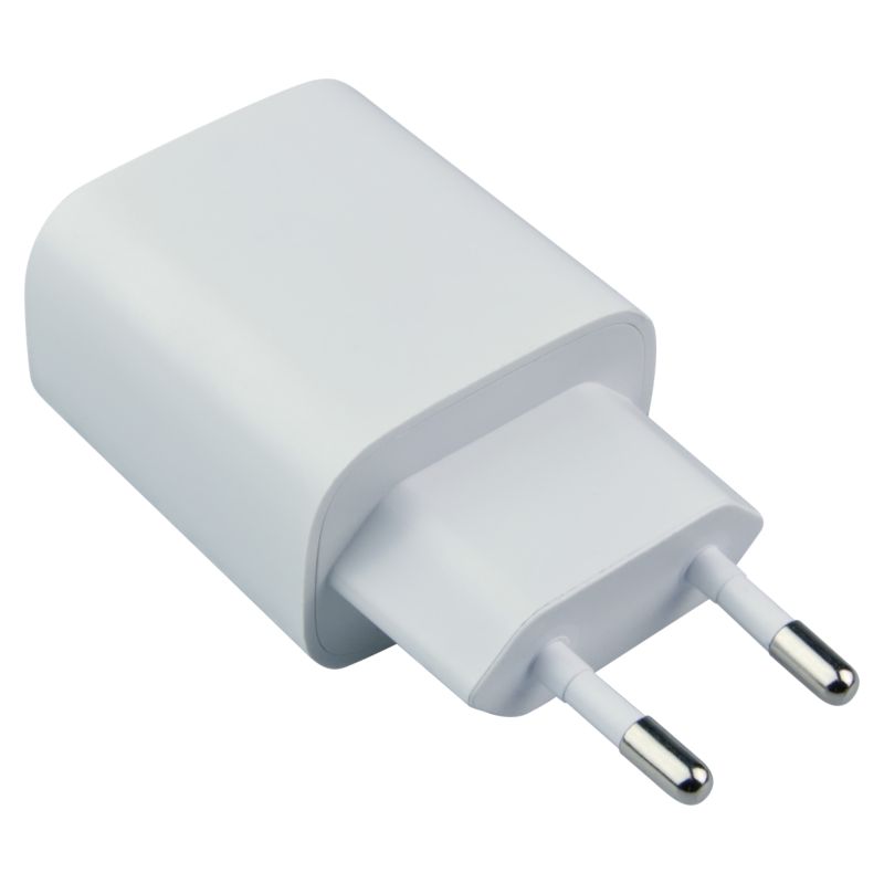 Ładowarka sieciowa DPM Solid USB A USB C biała