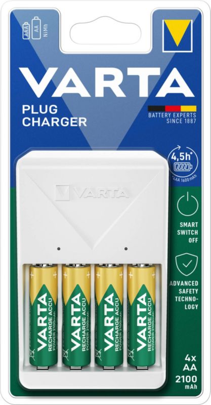 Ładowarka Varta Plug Charger 4 x A