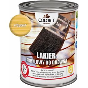 Lakier akrylowy Colorit Drewno półmatowy bezbarwny 0,75 l