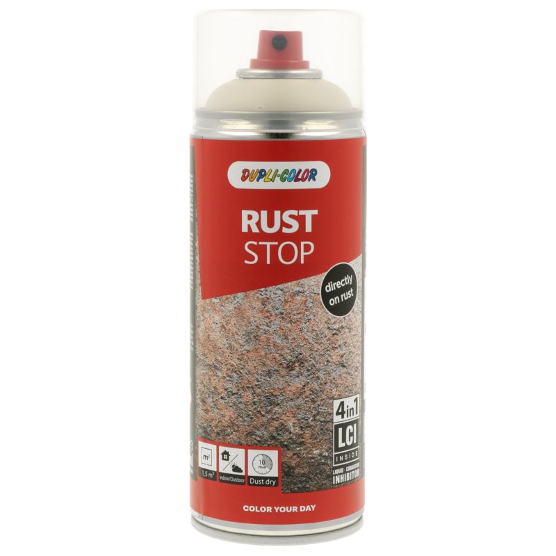 Lakier antykorozyjny Dupli Color Rust Stop RAL 1015 kość słoniowa 0,4 l