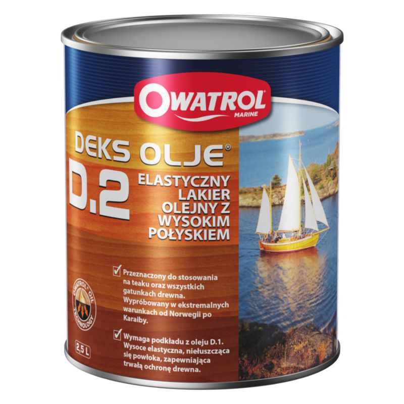 Lakier do łodzi Owatrol Marine D2 2.5 l 1 szt.