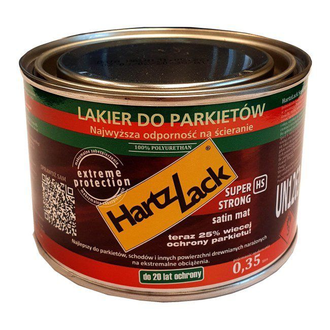 Lakier do parkietu HartzLack Super Strong półmat 0,35 l