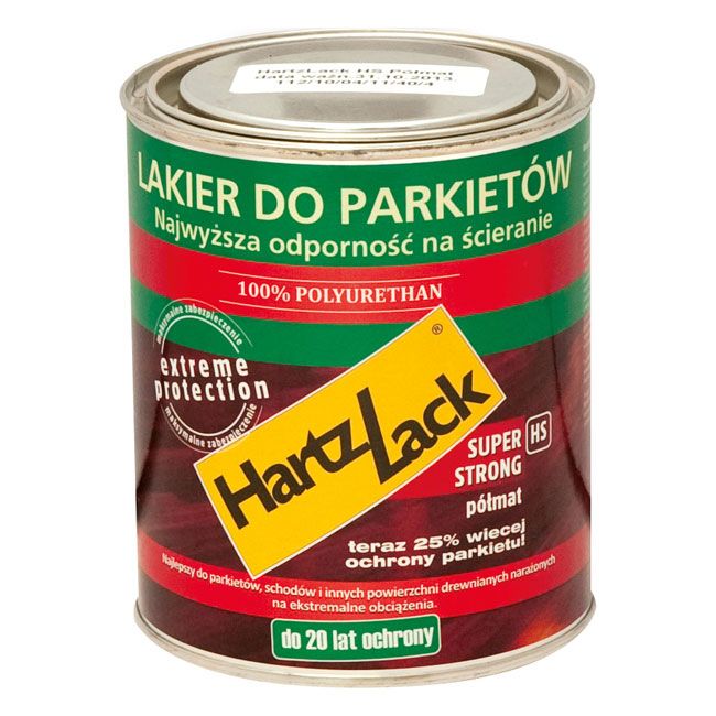 Lakier do parkietu HartzLack Super Strong półmat 0,75 l
