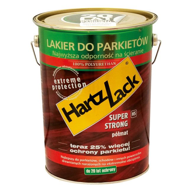 Lakier do parkietu HartzLack Super Strong półmat 5 l