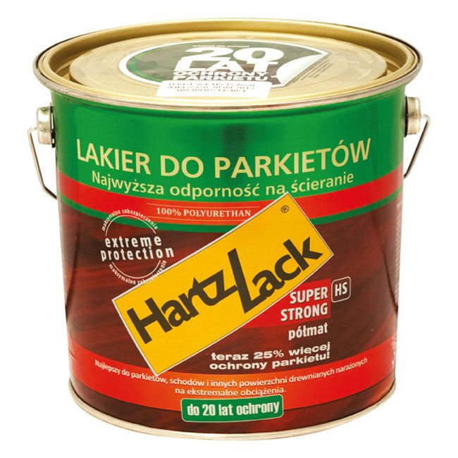 Lakier do parkietu HartzLack Super Strong satyna mat 3 l