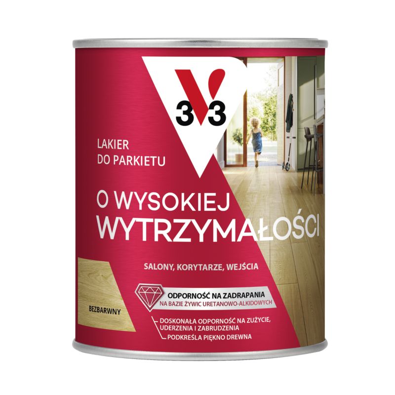 Lakier do parkietu V33 0,75 l satyna